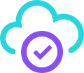 Cloud Checkmark - Data Sync Icon